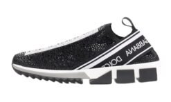 Sorrento Slip On Black Crystal