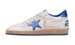 Ball Star Uomo Bianca Con Stella E Tallone Bluette