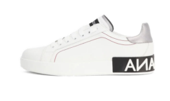 Calfskin nappa Portofino sneakers White