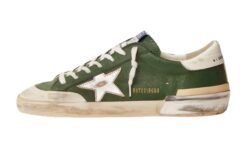 Super-Star In Pelle Verde E Multifoxing