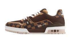 Sneaker LV Trainer Marrone Scuro