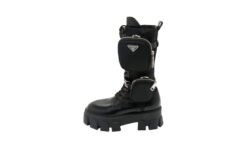 Stivali Biker Monolith In Pelle