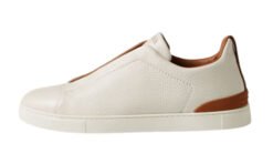 ZEGNA Low Top Sneaker Bianco Sporco