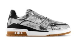 LV Trainer Sneaker Argento