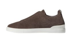 ZEGNA Low Top Sneaker Camoscio Marrone