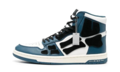 Skel teal black high